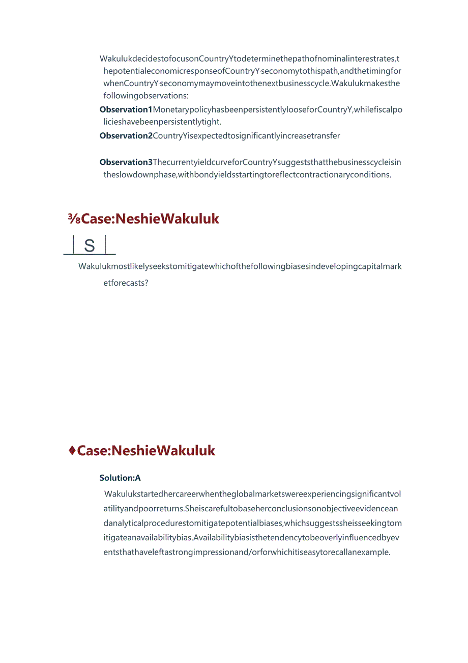 CFA三级培训项目：经典题_资本市场预期（Capital Market Expectations）打印版.docx_第3页