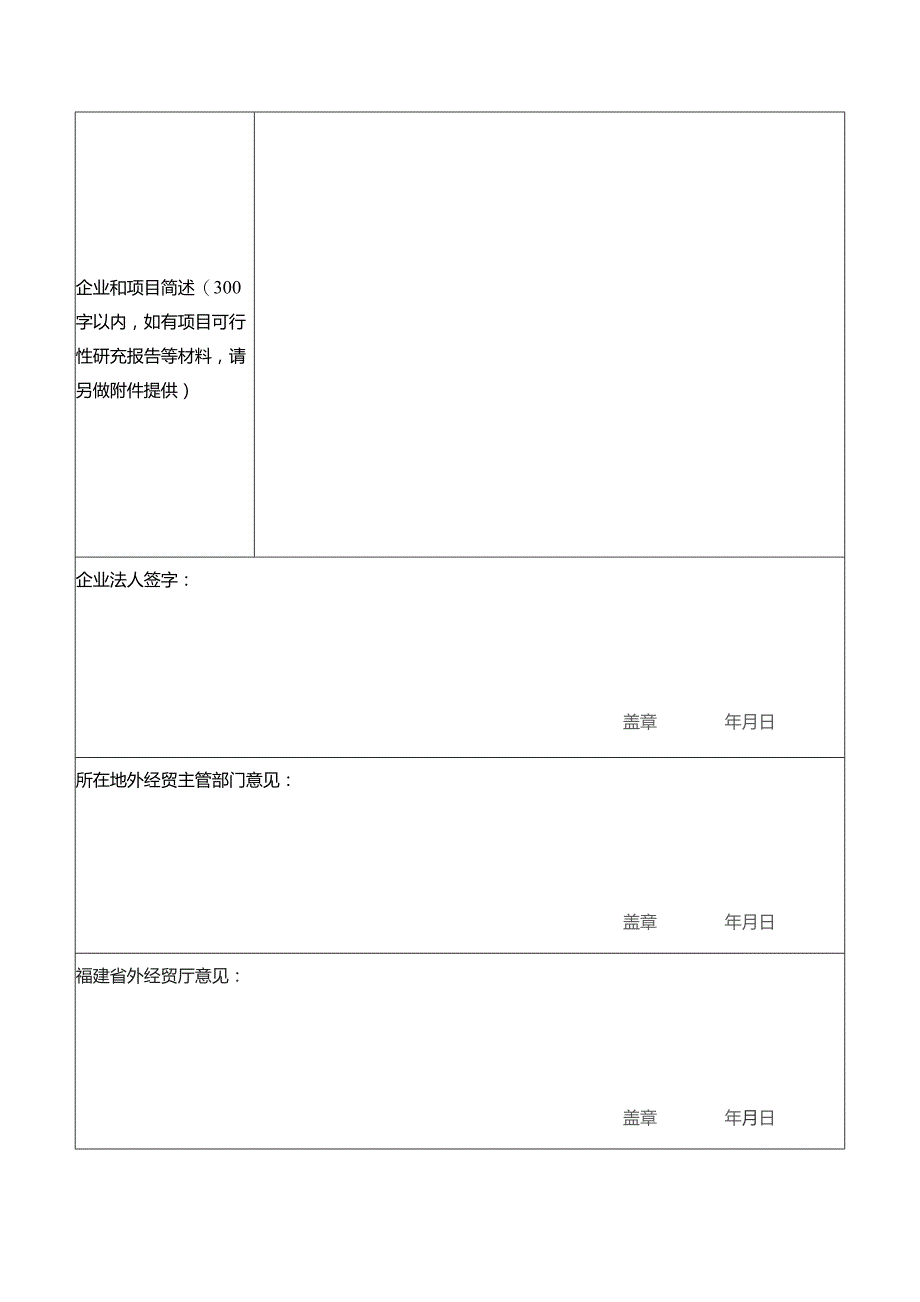 福建省外经贸厅中国进出口银行福建省分行支持服务贸易重点企业和项目申报表.docx_第2页