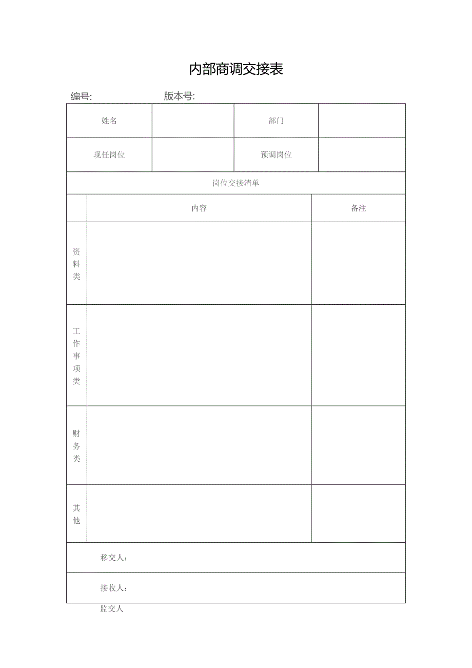 内部商调交接表.docx_第1页