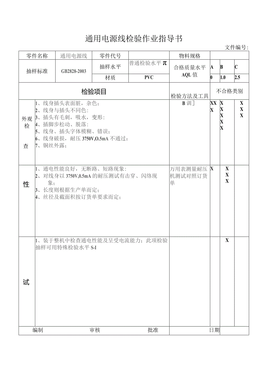 通用电源线检验作业指导书.docx_第1页