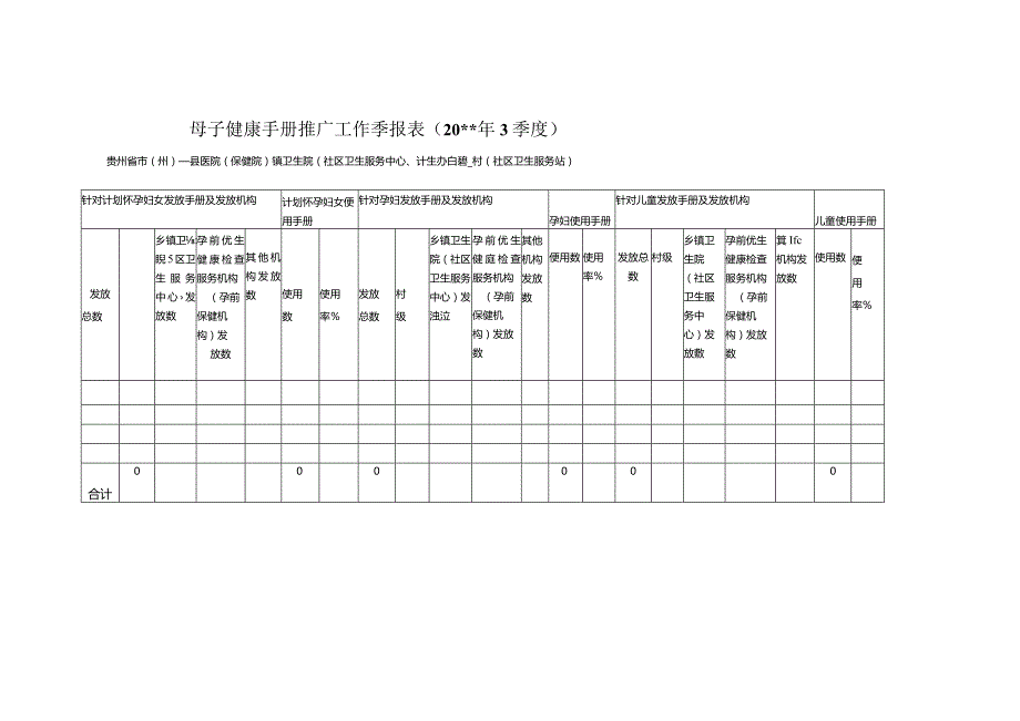 母子健康手册季报表.docx_第1页