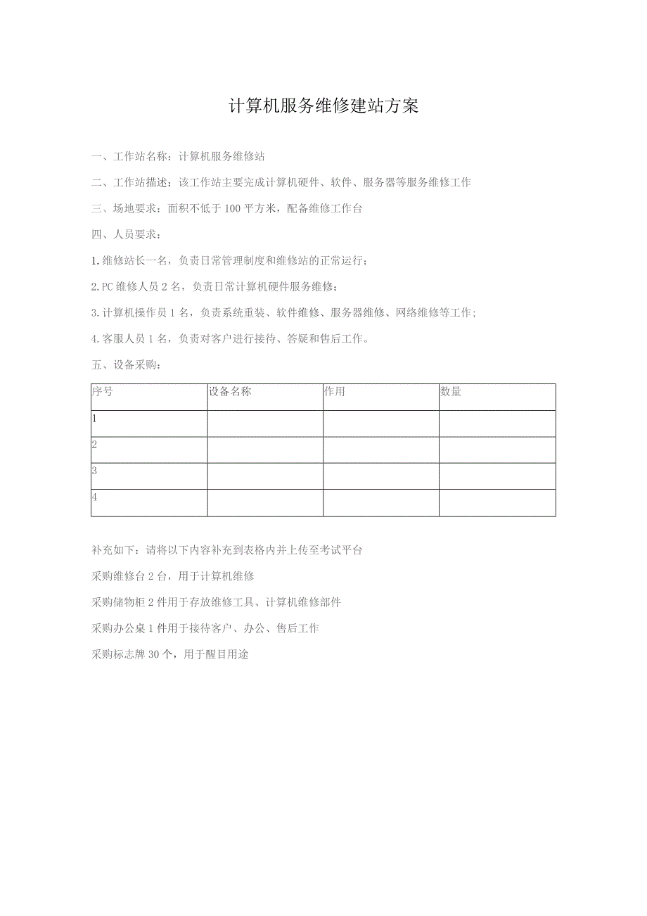 计算机服务维修建站方案.docx_第1页