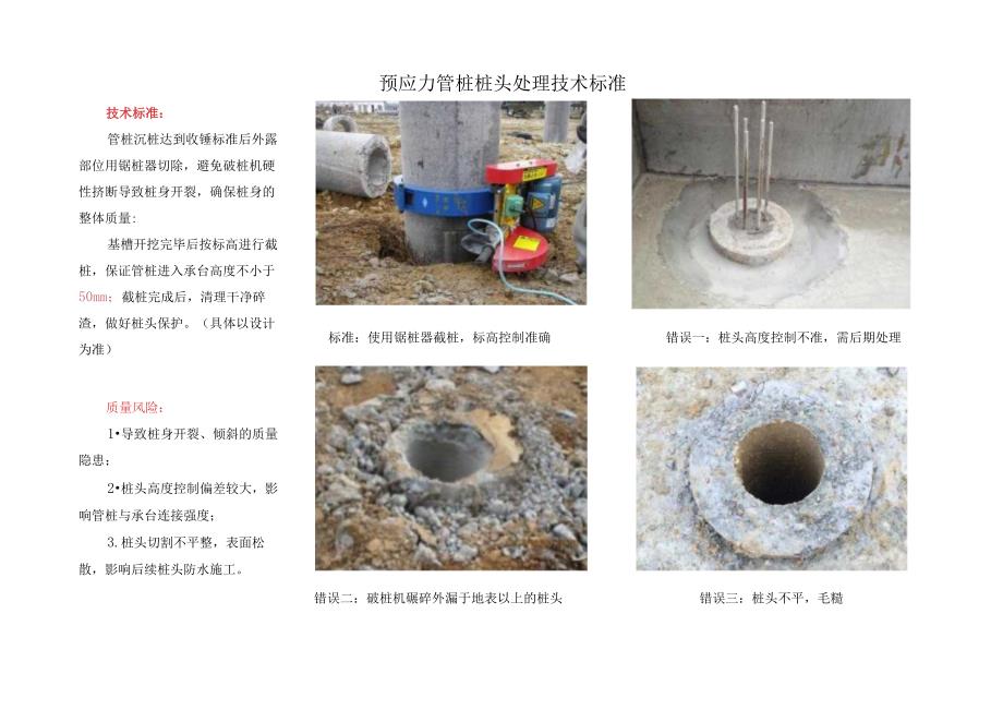 预应力管桩桩头处理技术标准.docx_第1页