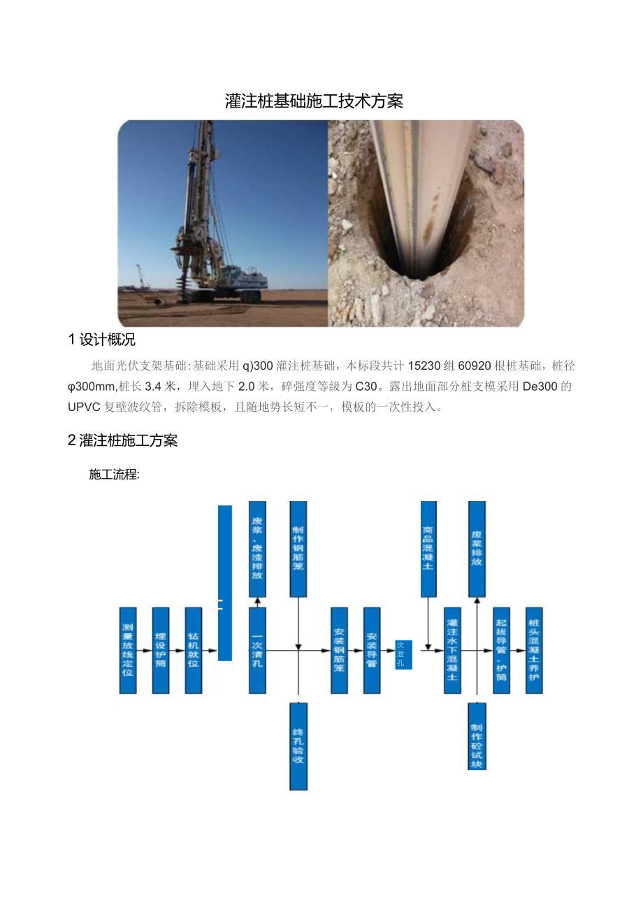 灌注桩基础施工技术方案.docx_第1页