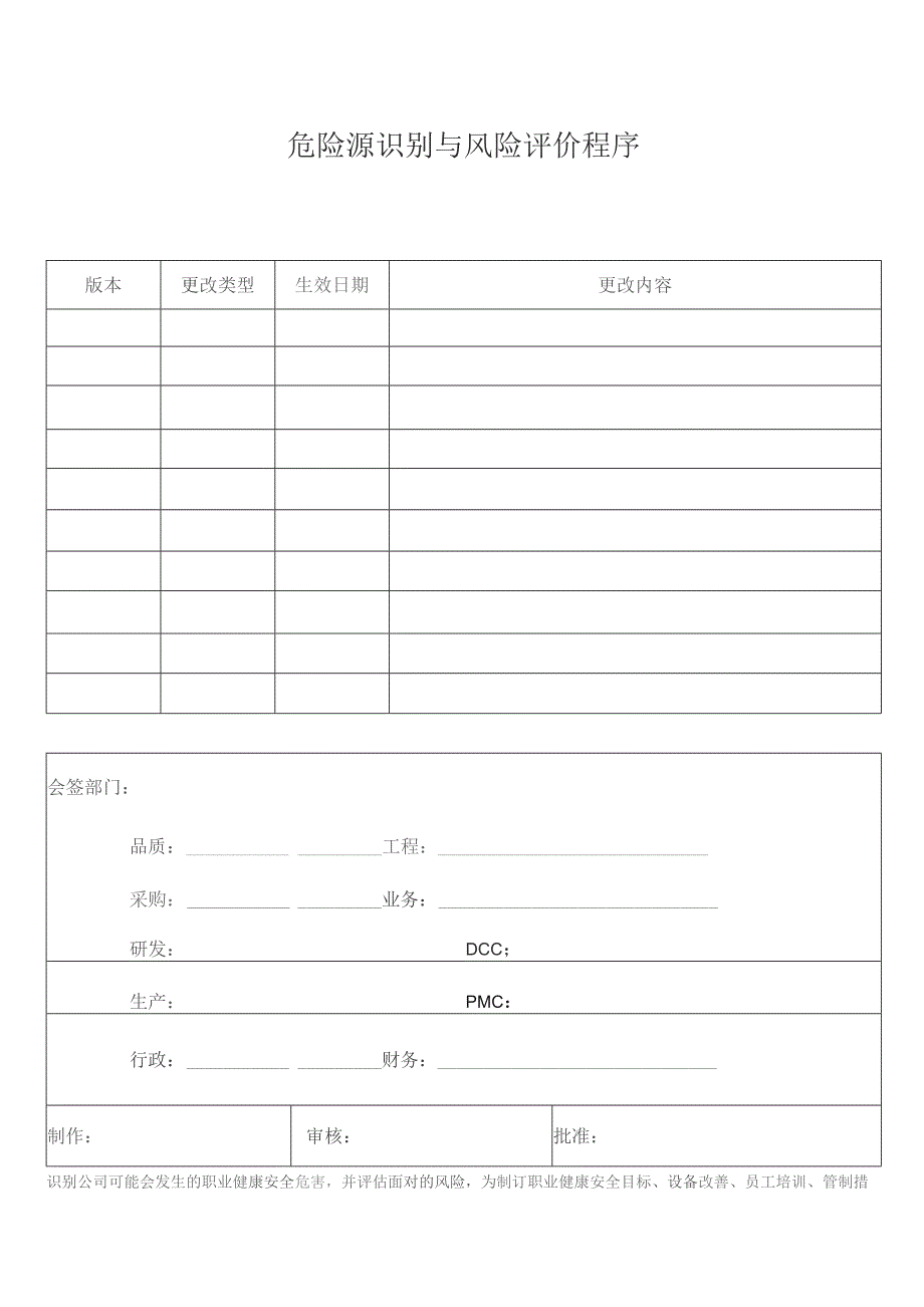 危险源识别与风险评价程序.docx_第1页