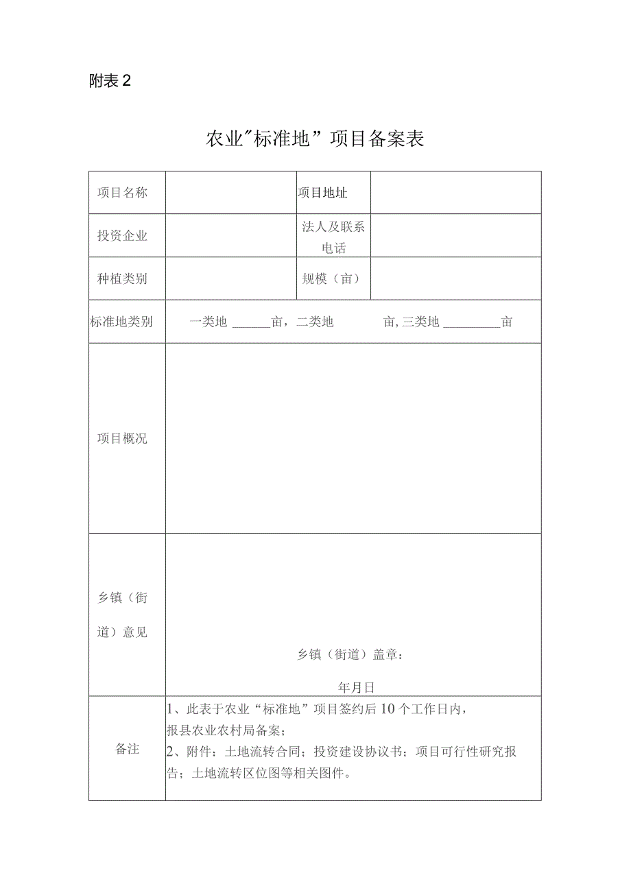 农业“标准地”项目备案表.docx_第1页