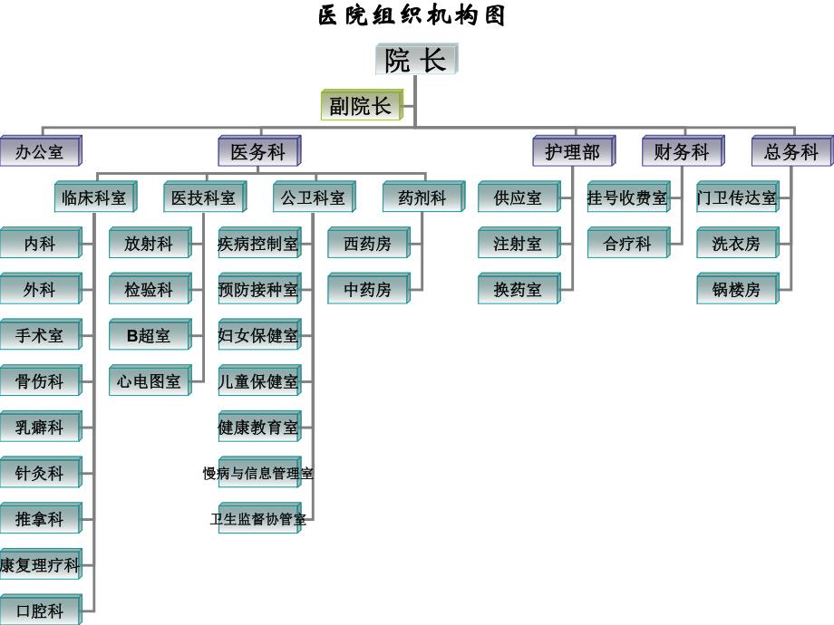 中医医院医院组织机构图.ppt_第1页