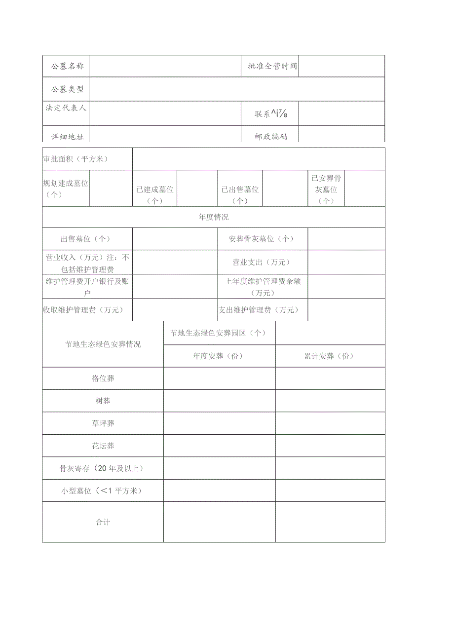 经营性公墓年度检查申报表.docx_第2页