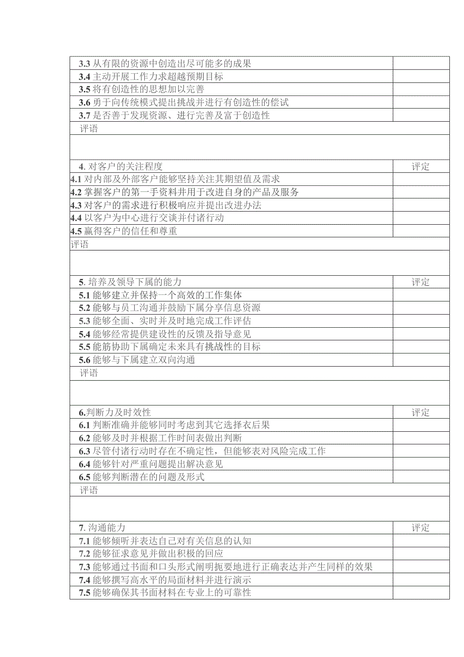 制造公司管理者综合能力考核表.docx_第2页