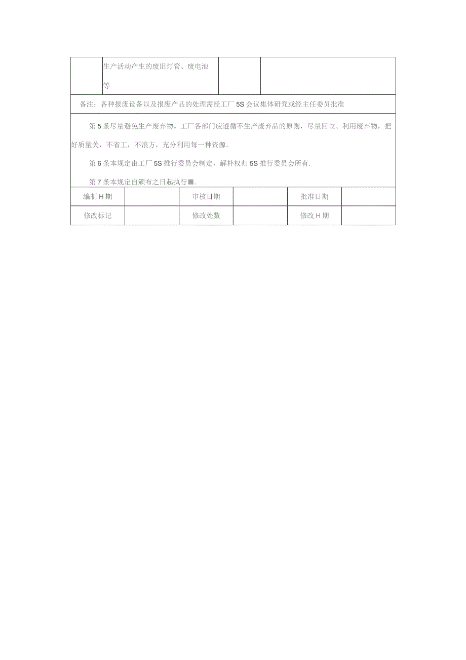 工业工厂作业方式管理废弃物处理管理规定.docx_第2页