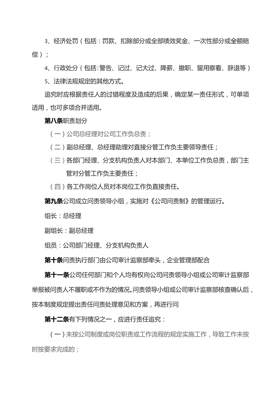 制造公司问责制实施办法（试行）.docx_第2页