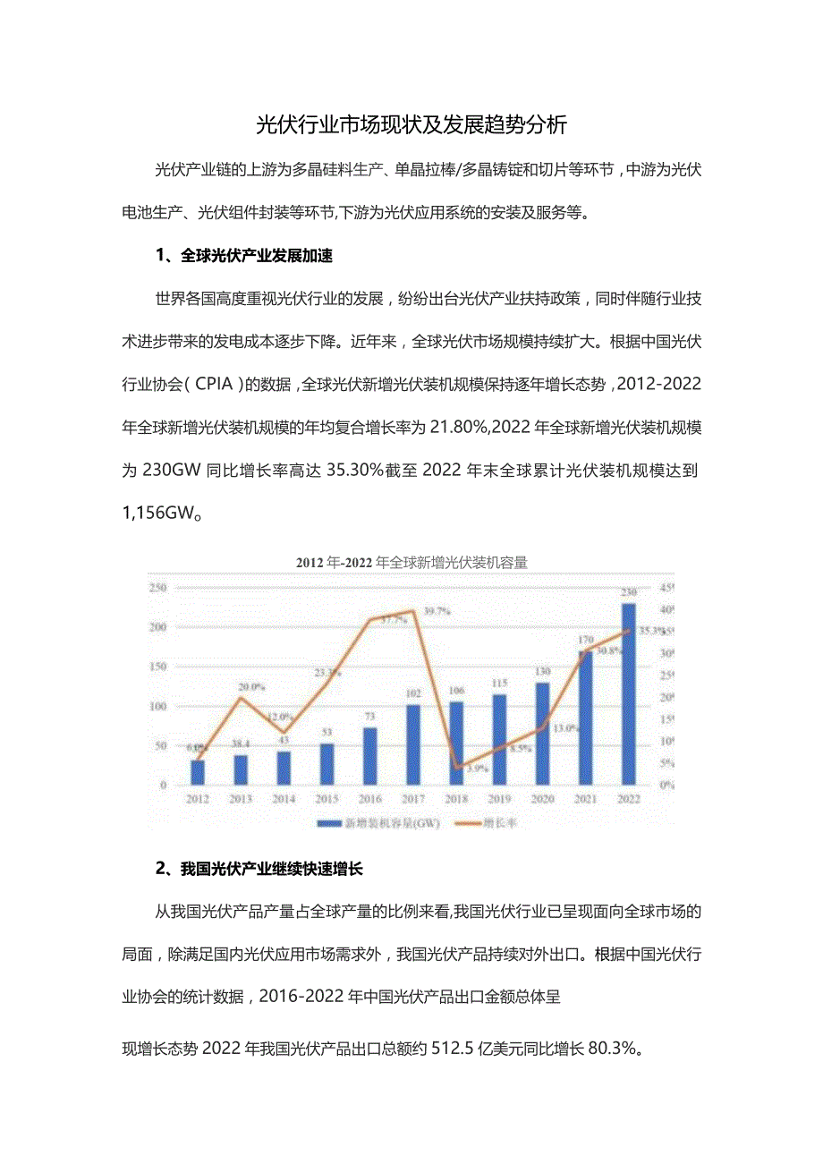 光伏行业市场现状及发展趋势分析.docx_第1页