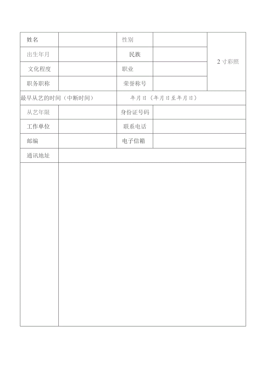 闽菜技艺项目代表性传承人申报表.docx_第3页