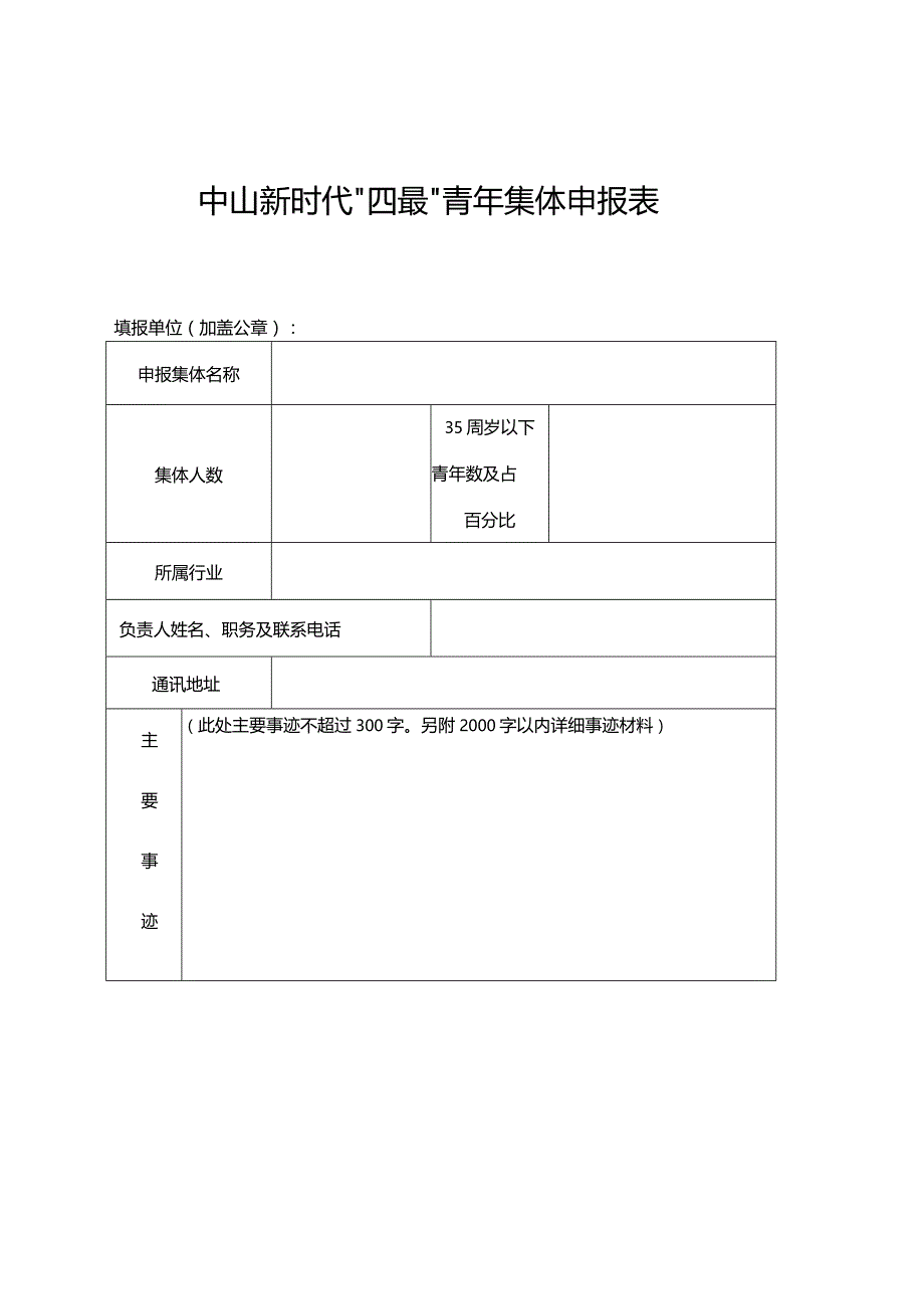 中山新时代“四最”青年集体申报表.docx_第1页