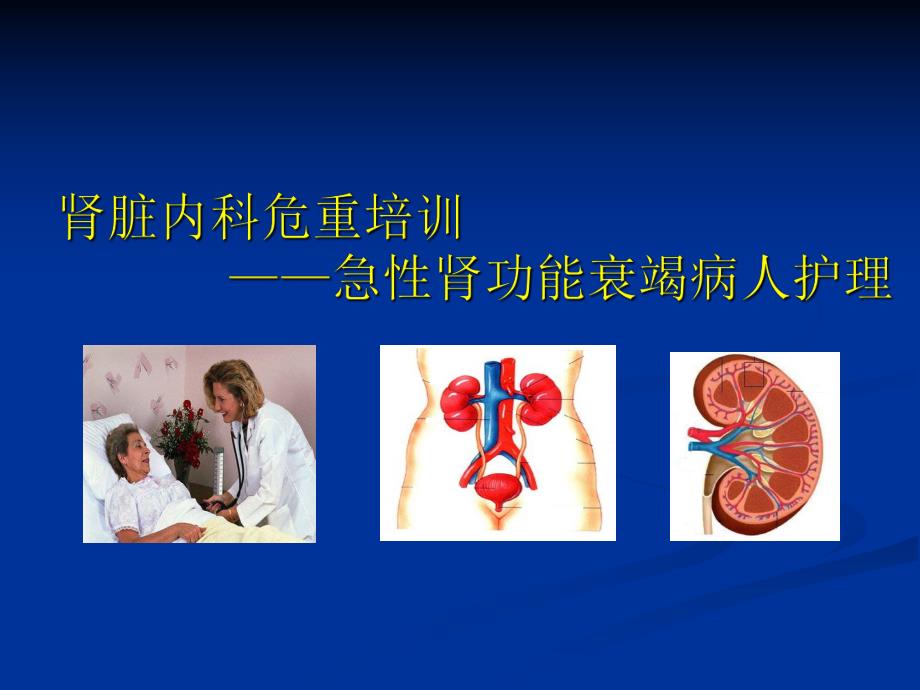 肾脏科危重症急性肾衰竭护理ppt医学演示文稿.ppt_第1页