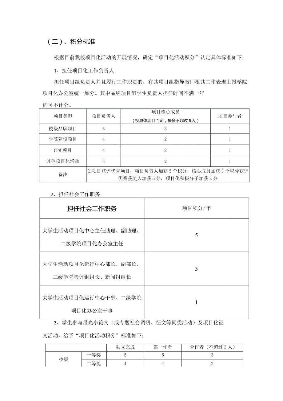 上海电力学院大学生活动项目化运行中心积分兑换暂行办法.docx_第2页