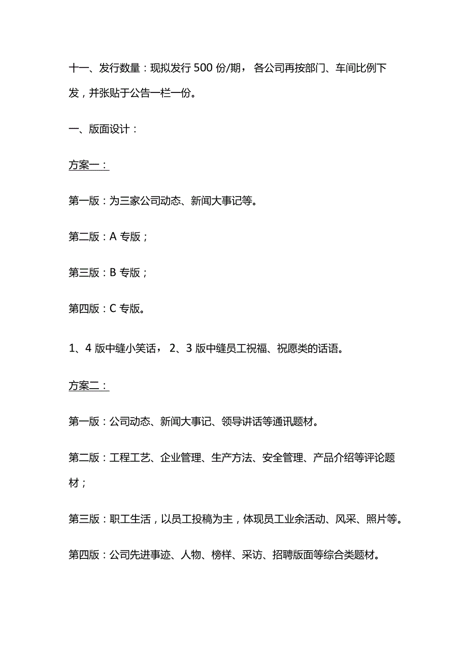 某公司创办内部刊物实施方案全套.docx_第2页