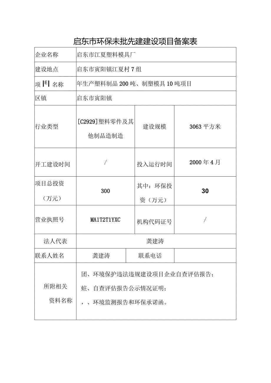 纳入环境保护登记管理建设项目自查评估报告.docx_第3页