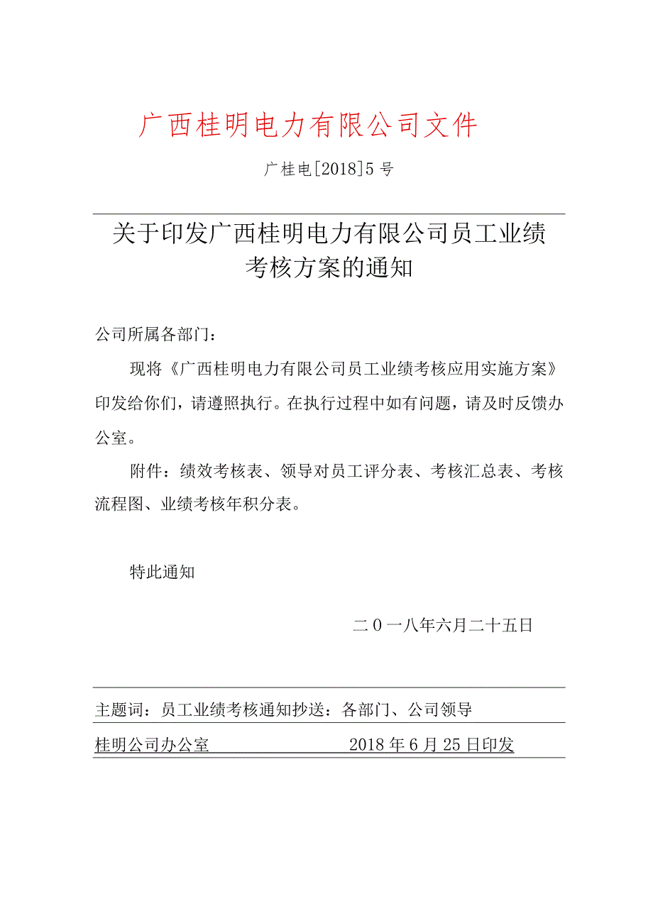 印发方案的通知及业绩考核方案.docx_第1页