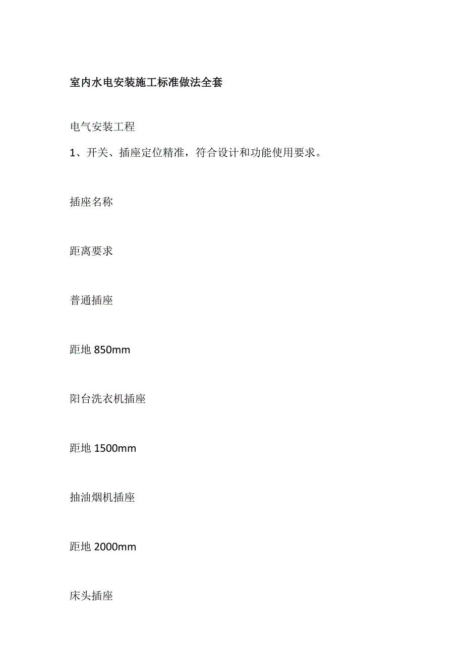 室内水电安装施工标准做法全套.docx_第1页
