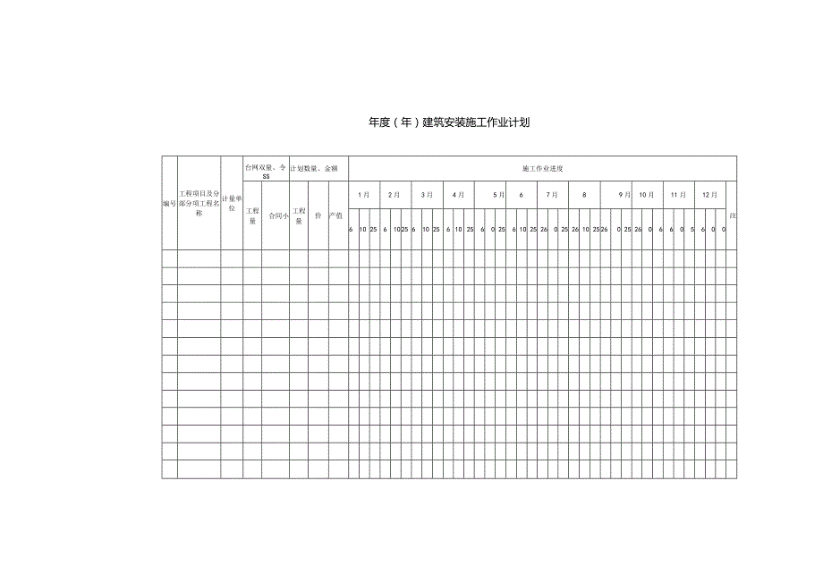 建筑安装施工作业计划.docx_第2页