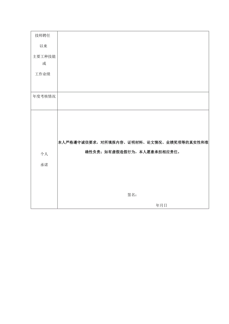 福建省机关事业单位工勤人员高级技师评审申报表.docx_第2页