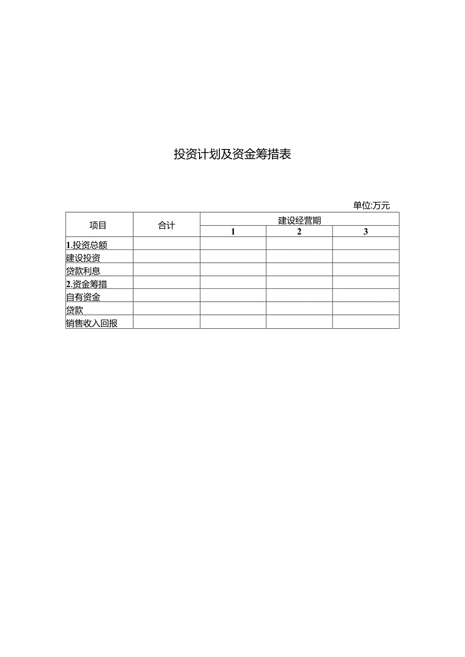 投资计划及资金筹措表.docx_第2页