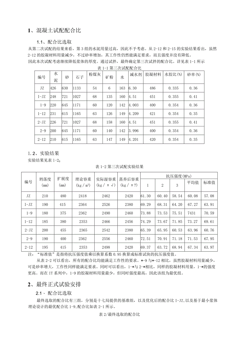 混凝土试配配合比.docx_第1页