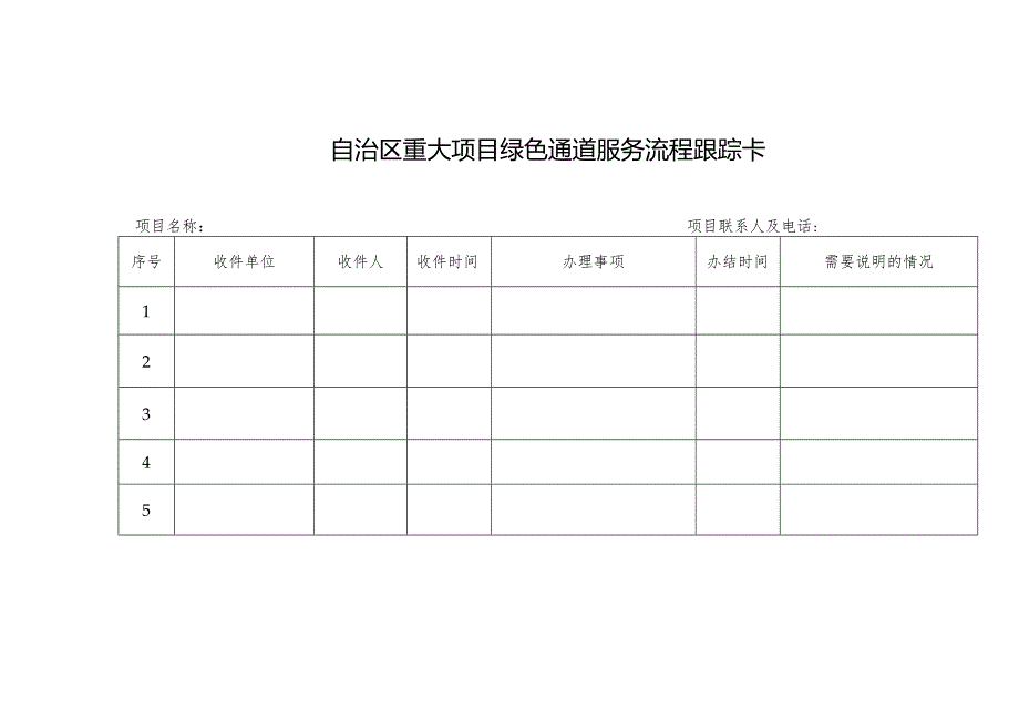 自治区重大项目绿色通道服务流程跟踪卡.docx_第1页