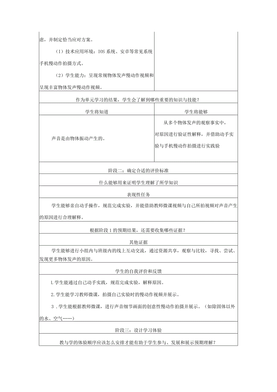 教科版科学教育信息化2.0小学科学四年级《声音是怎样产生的》探究型学习活动设计案例（B3微能力点）.docx_第2页