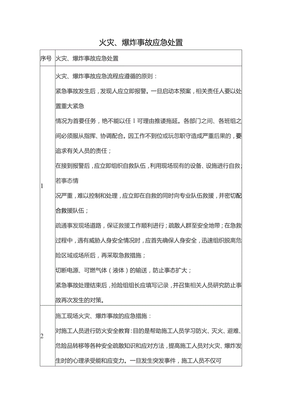 火灾、爆炸事故应急处置.docx_第1页