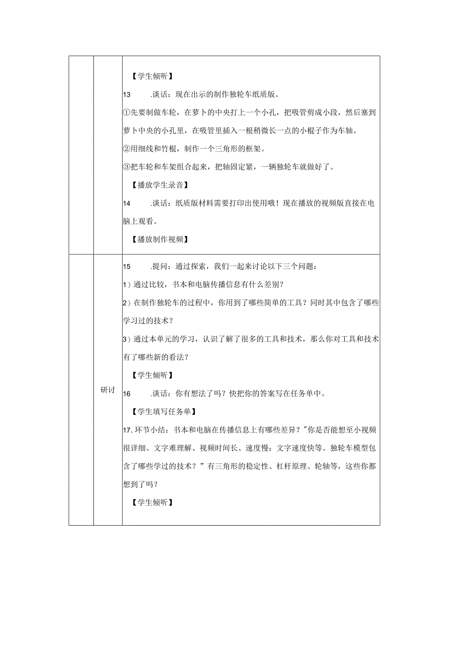 全国优质课一等奖小学六年级教科版科学《信息的交流传播》教学设计+学习任务单+课后练习.docx_第3页