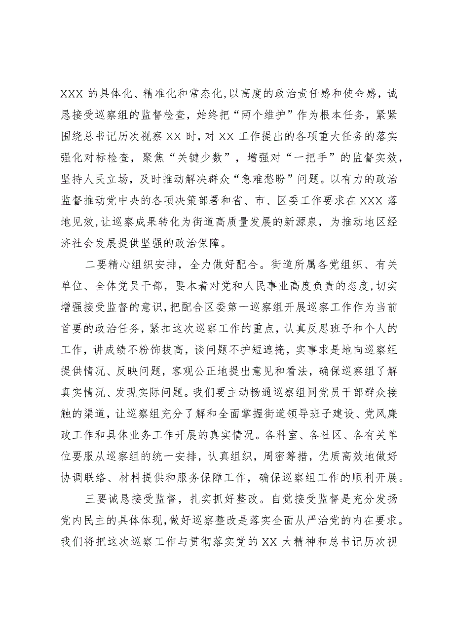 在巡察工作动员会上的表态发言 3.docx_第2页