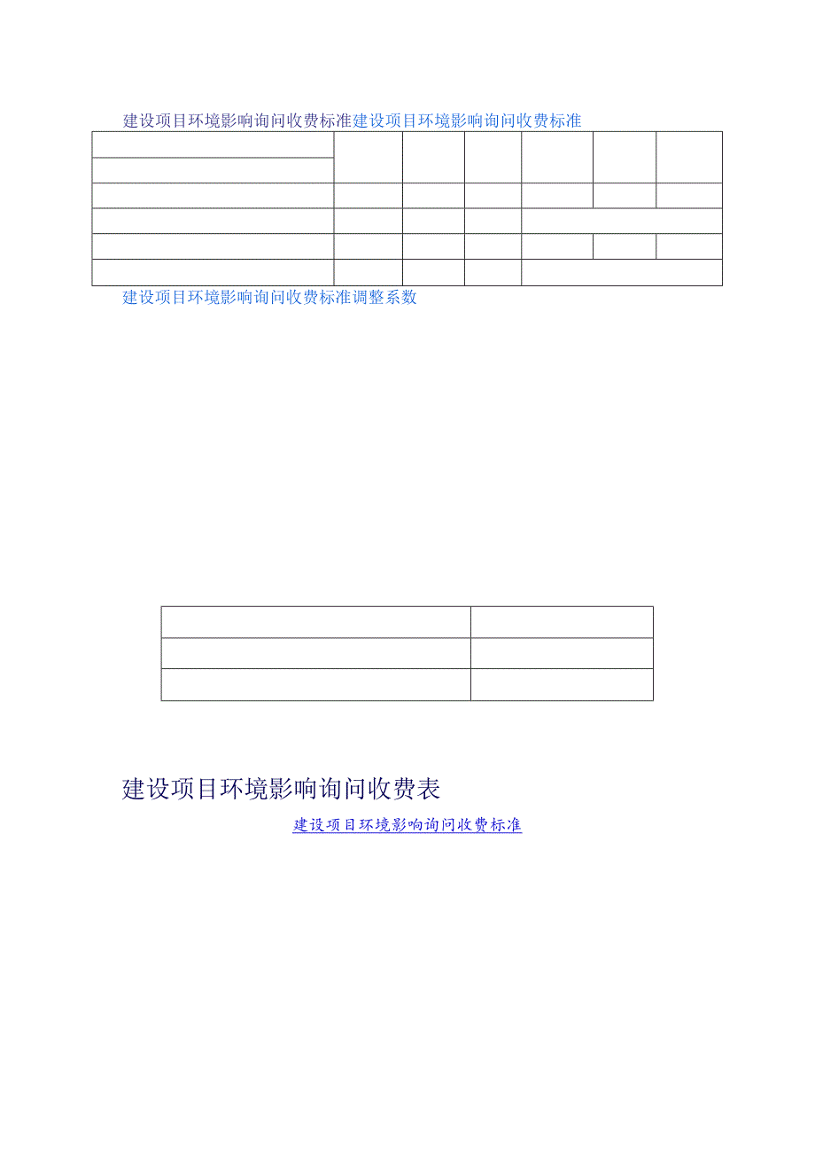 建设项目环境影响咨询收费标准.docx_第1页