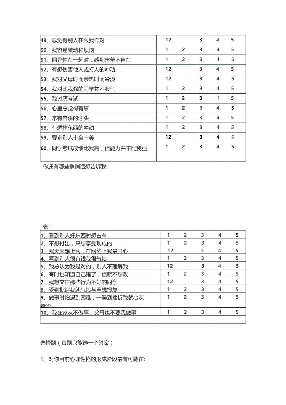 中学生心理健康调查表(模板).docx_第3页