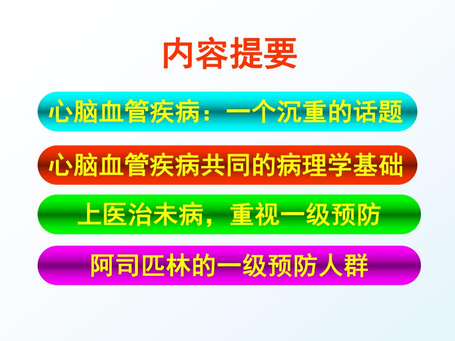 阿司匹林在心脑血管疾病防治中的应用.ppt_第2页