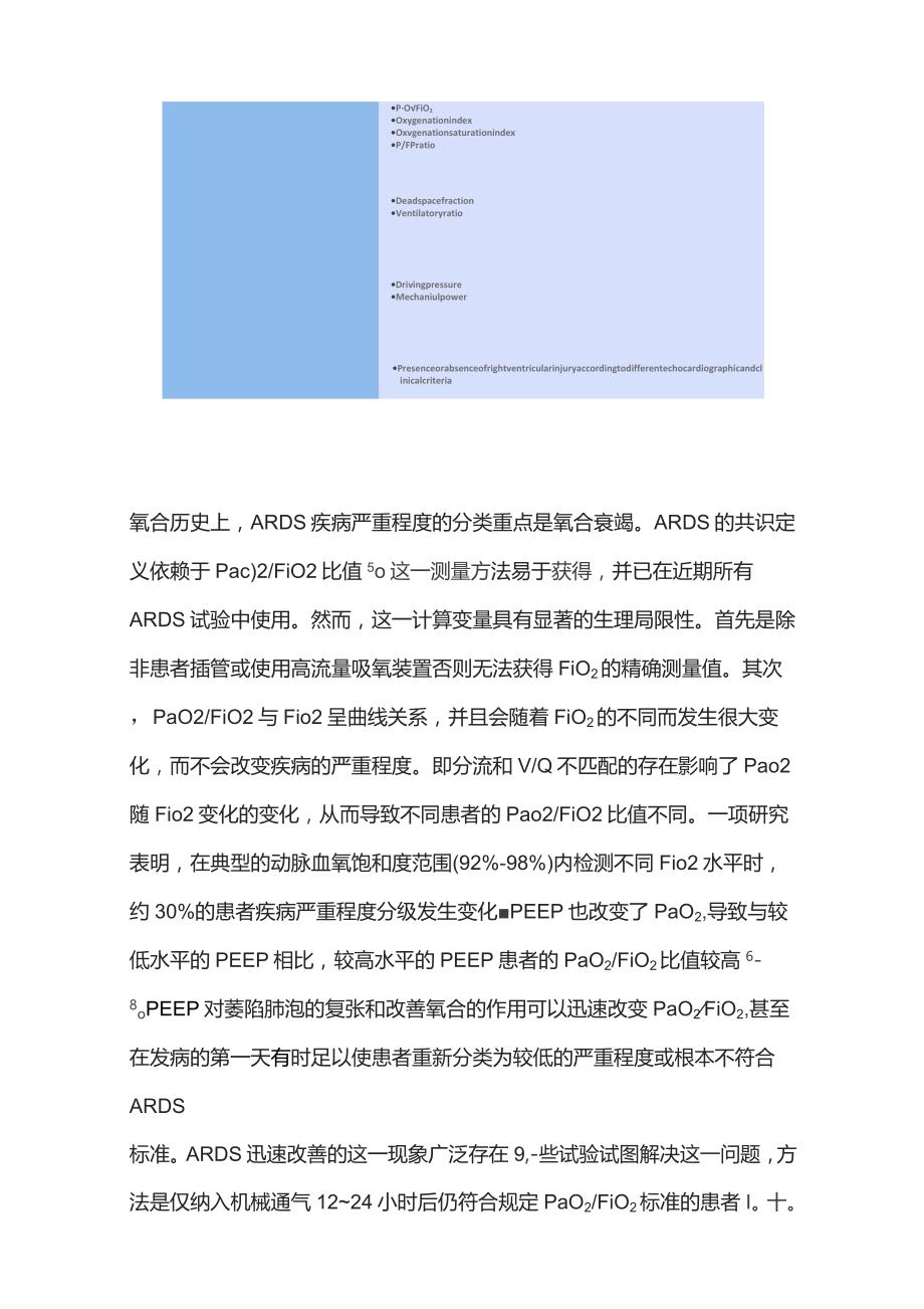 2023年ARDS疾病严重程度的生理学指标.docx_第2页