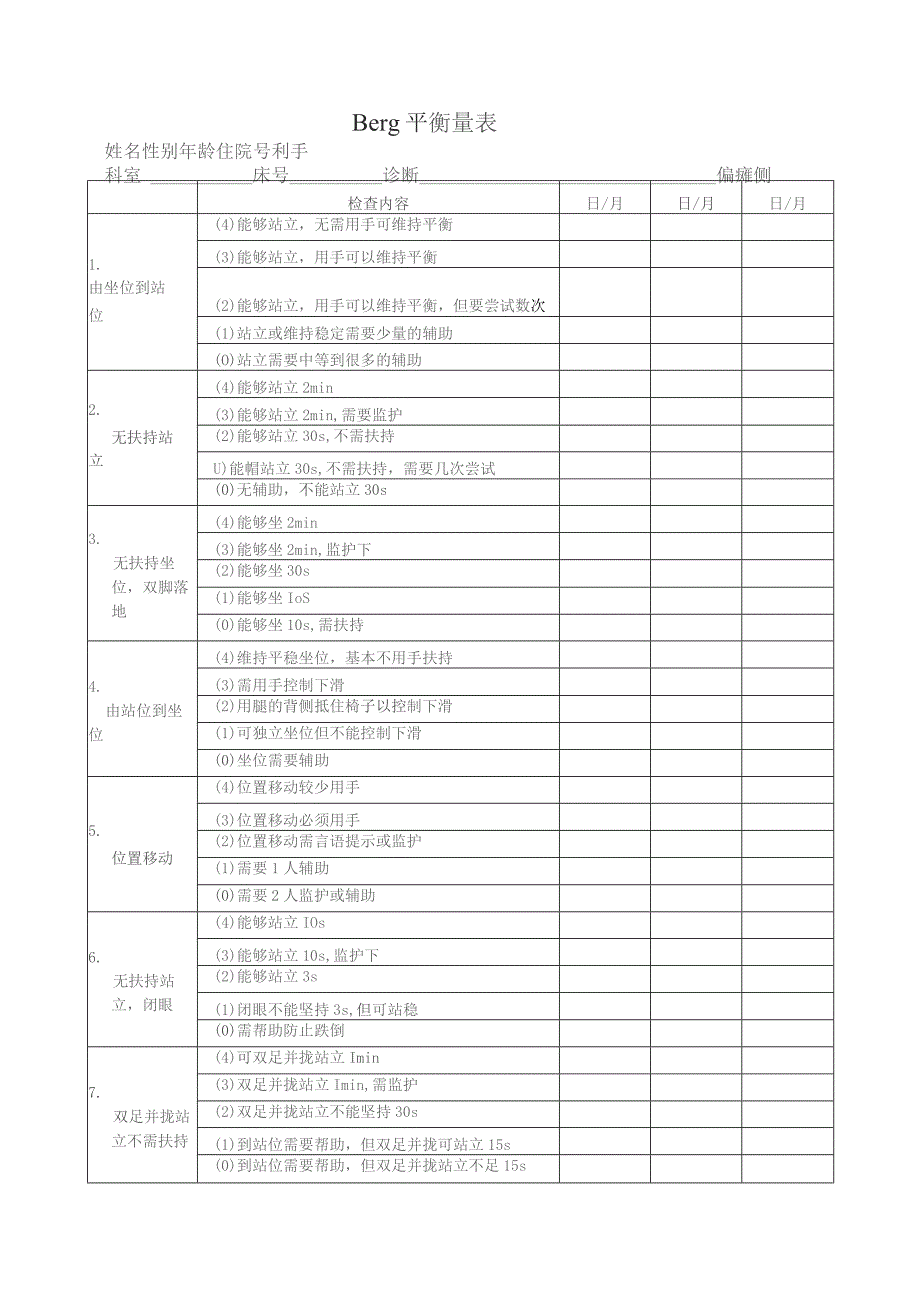 Berg平衡量表.docx_第1页