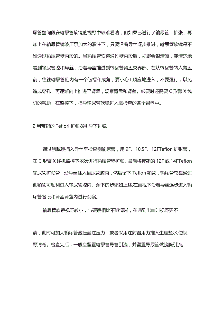 2023输尿管镜检术的镜检方法及步骤.docx_第3页