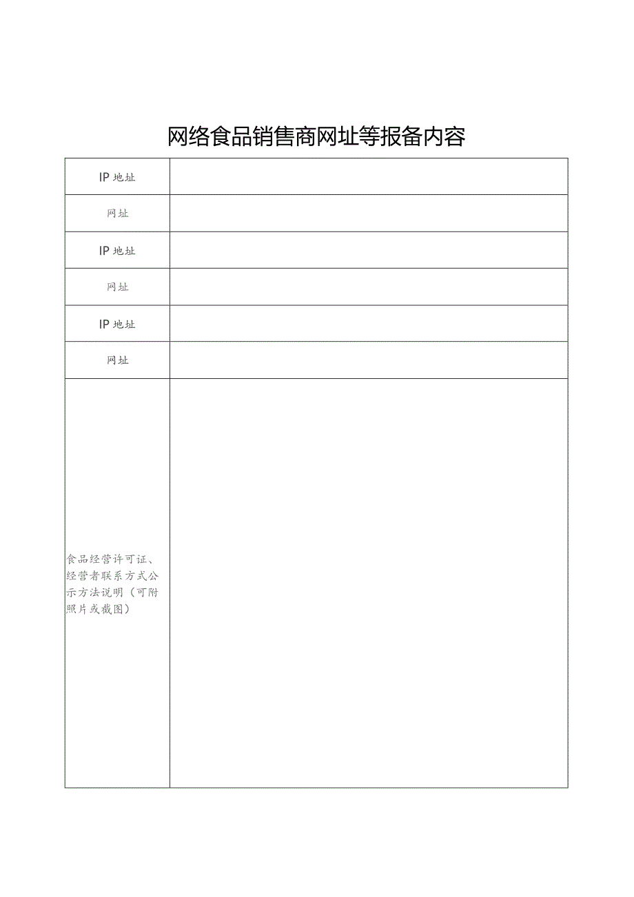 食品经营许可报备事项申请书.docx_第2页