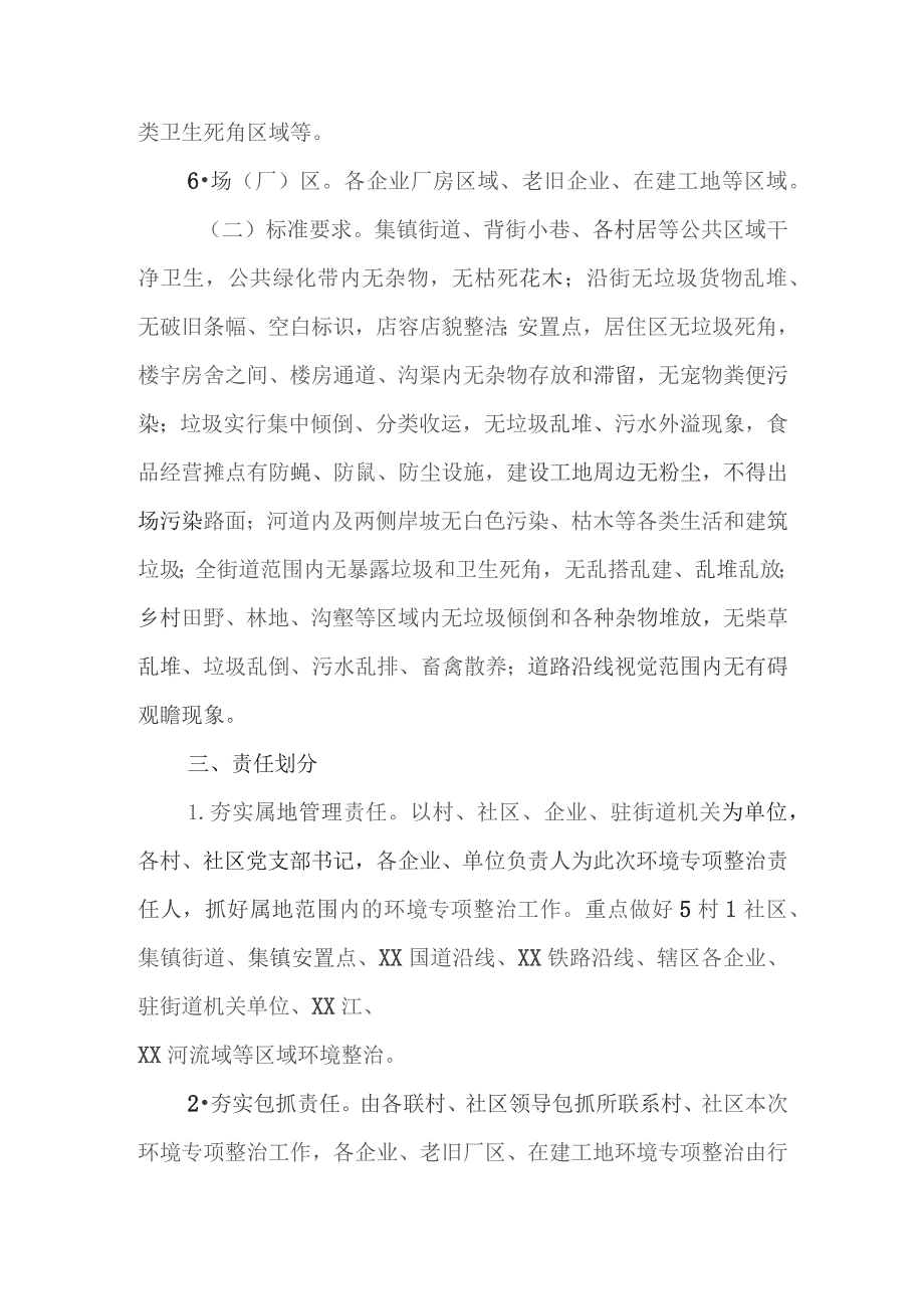 XX街道铁路、高速公路沿线等重点区域环境卫生专项整治工作方案.docx_第2页