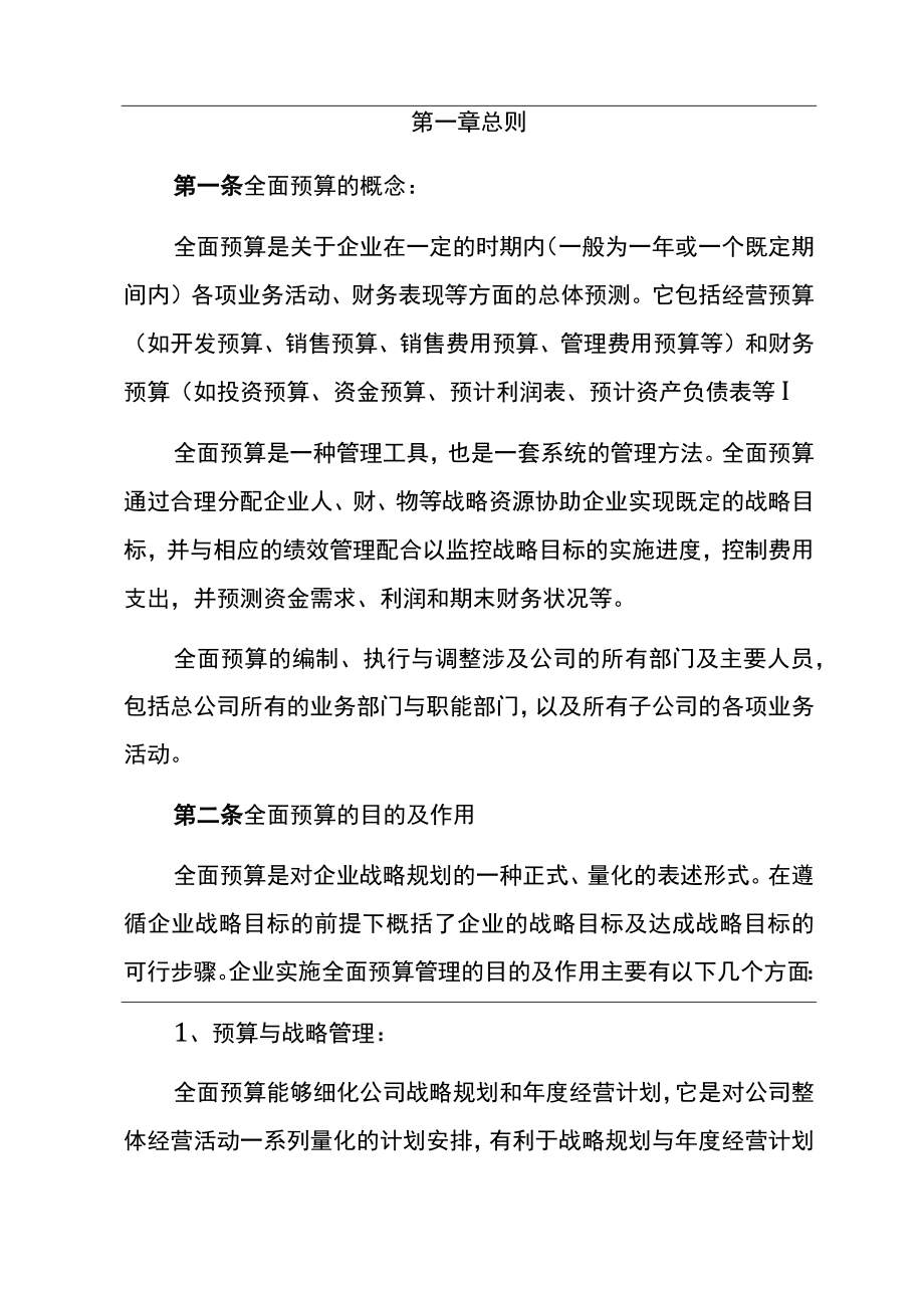 集团公司全面预算管理办法.docx_第3页