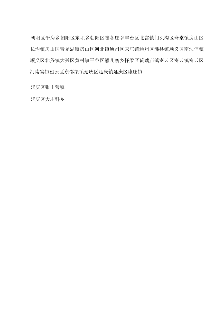 北京市体育局、北京市农业农村局关于命名2022年北京市体育特色乡镇的决定.docx_第2页