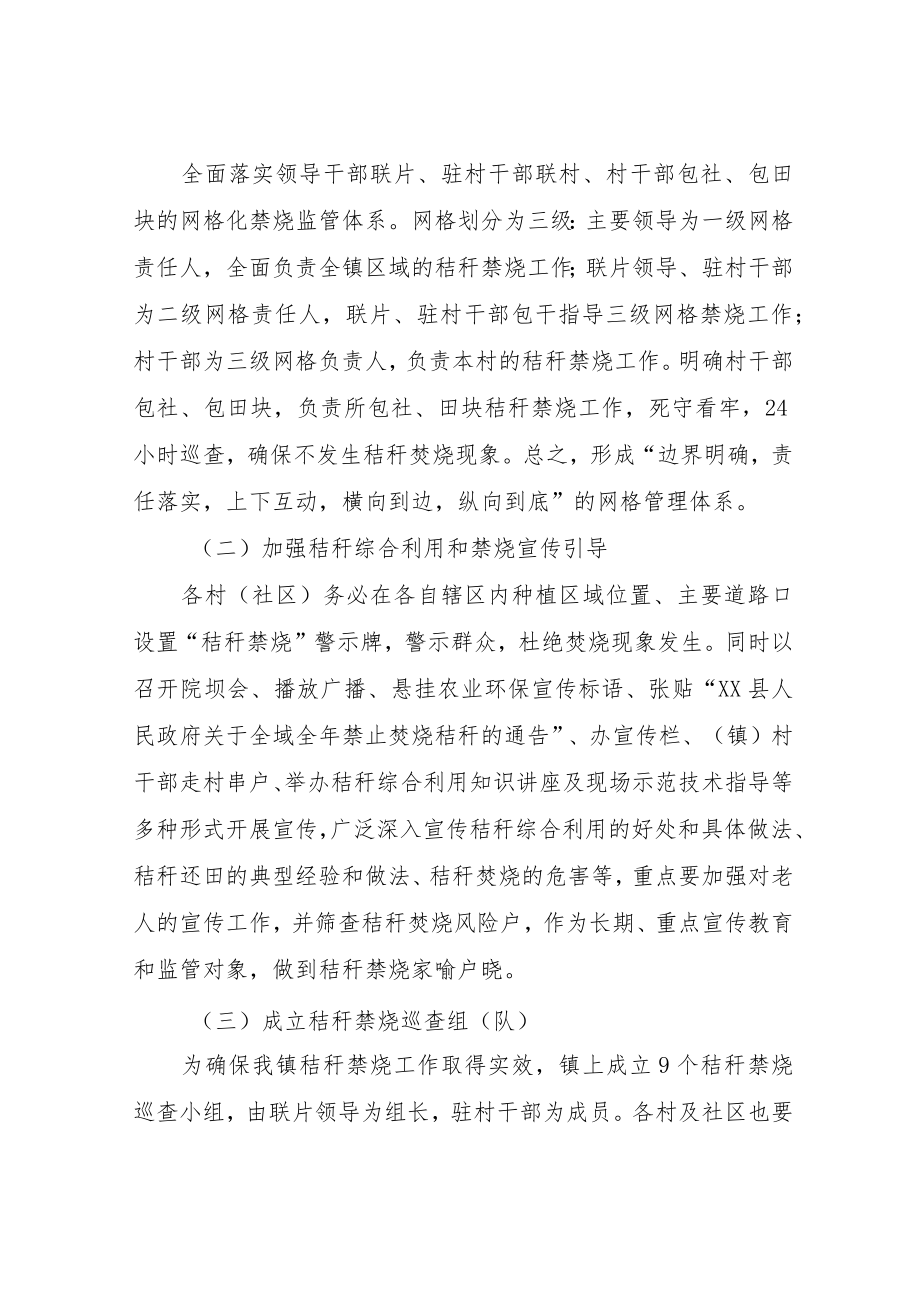 XX镇2022年全域全年禁止焚烧秸秆工作方案.docx_第2页