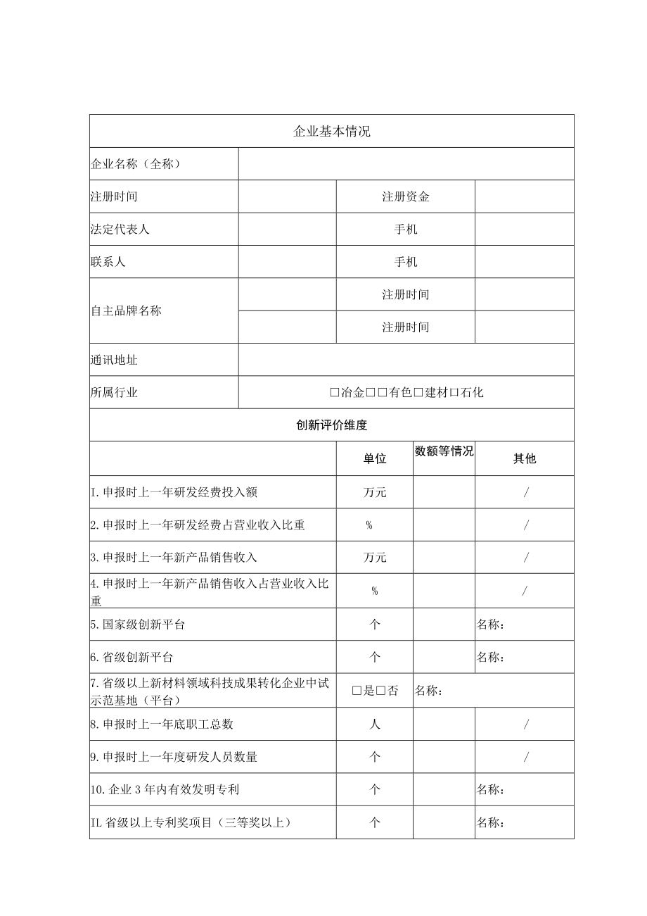 湖南省原材料工业“三品”标杆企业申报书、自评材料提纲.docx_第3页