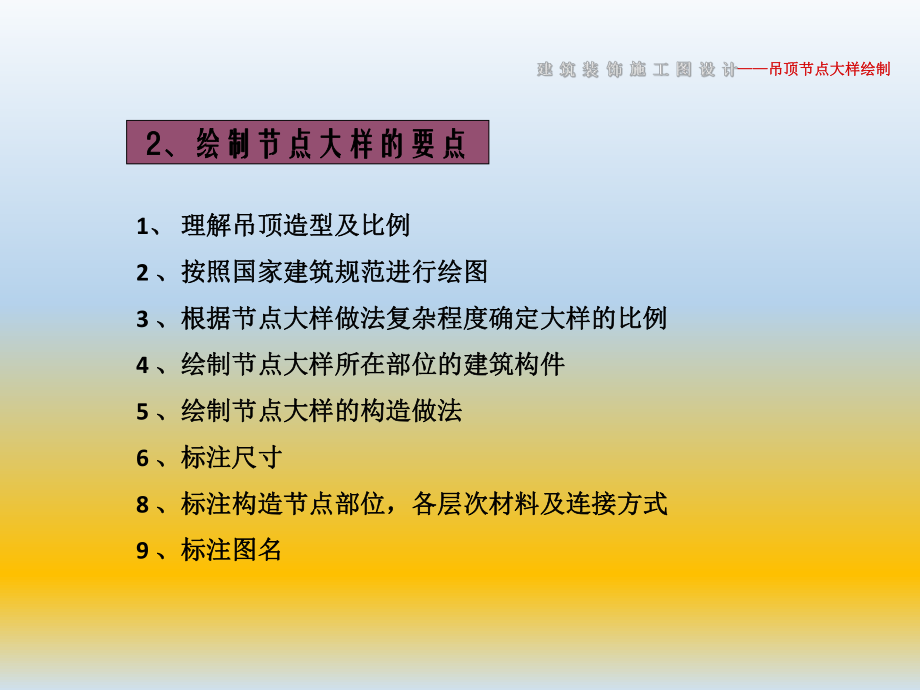 建筑装饰施工图设计——吊顶节点大样绘制.ppt_第3页