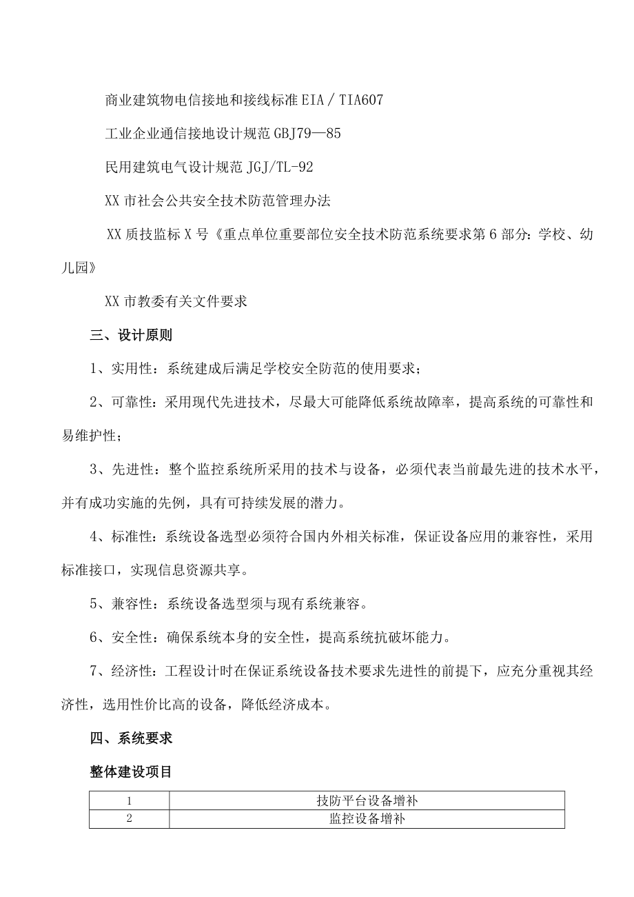 XX职业技术大学校区X期安防建设招标要求.docx_第3页