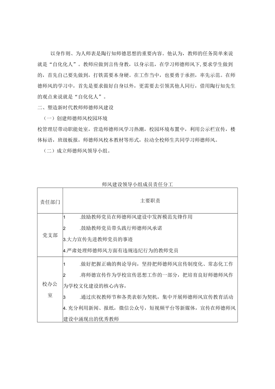 重温陶行知师德思想重塑学校师德师风机制 论文.docx_第2页