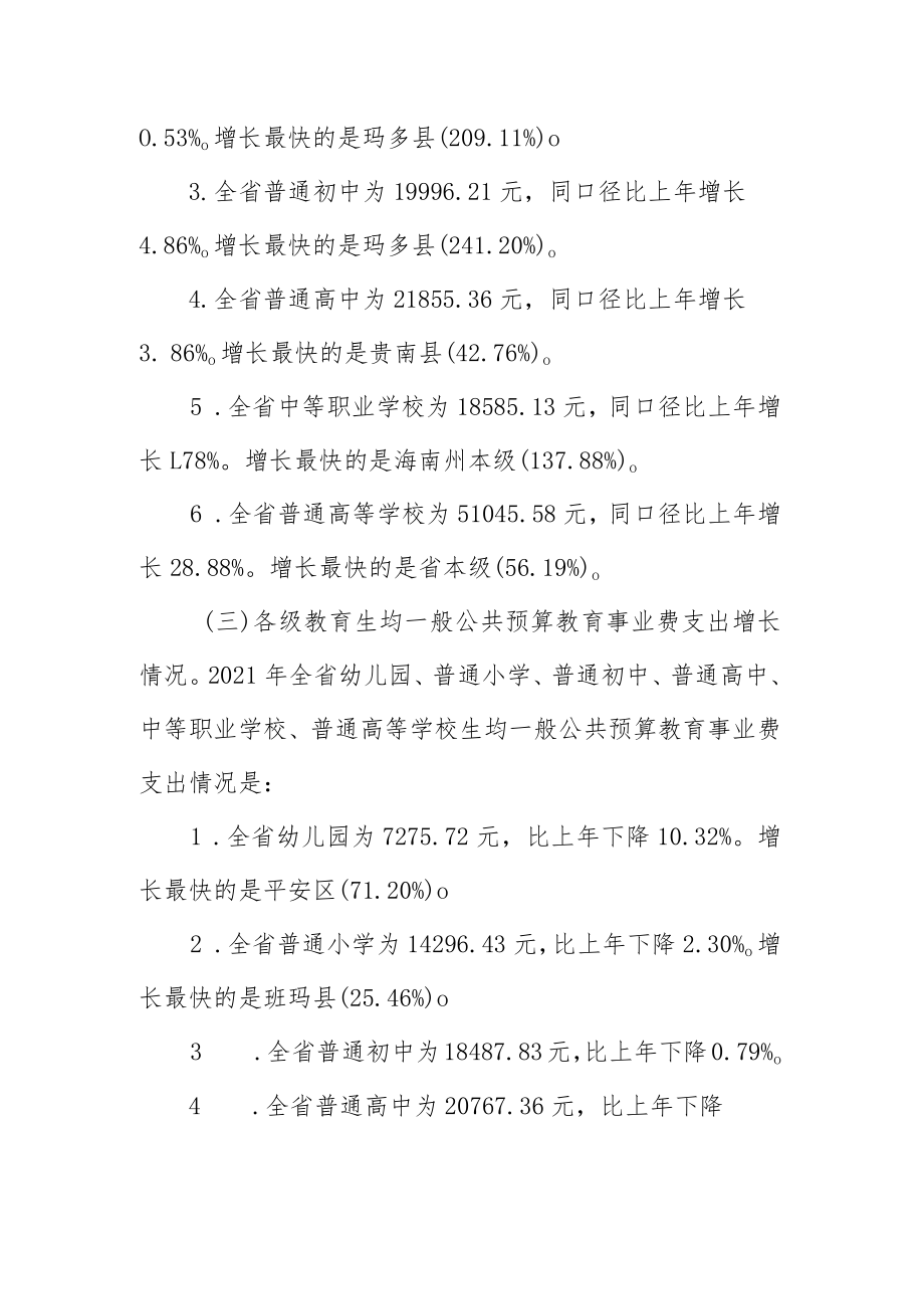 青海2021年全省教育经费执行情况统计.docx_第2页