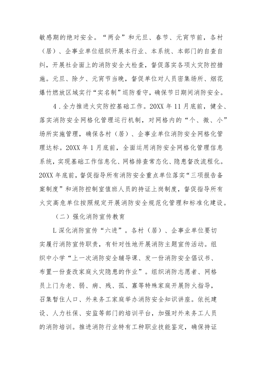 物业小区火灾防控工作方案范文（通用8篇）.docx_第3页